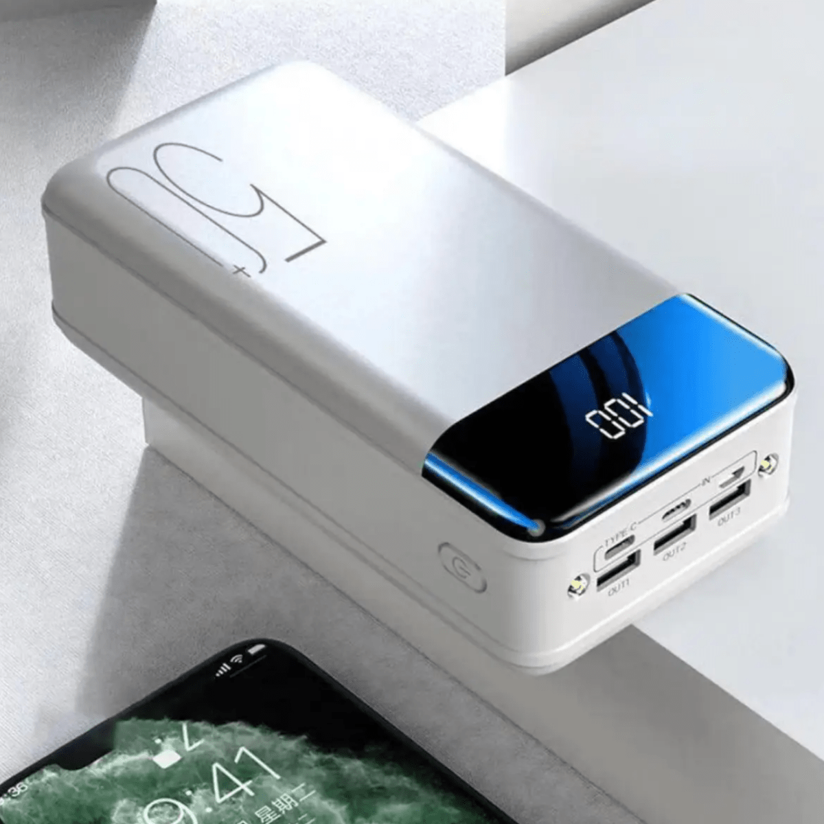 POWERBLOC 50K - Ultra power bank with 50,000 mAh for reliable energy