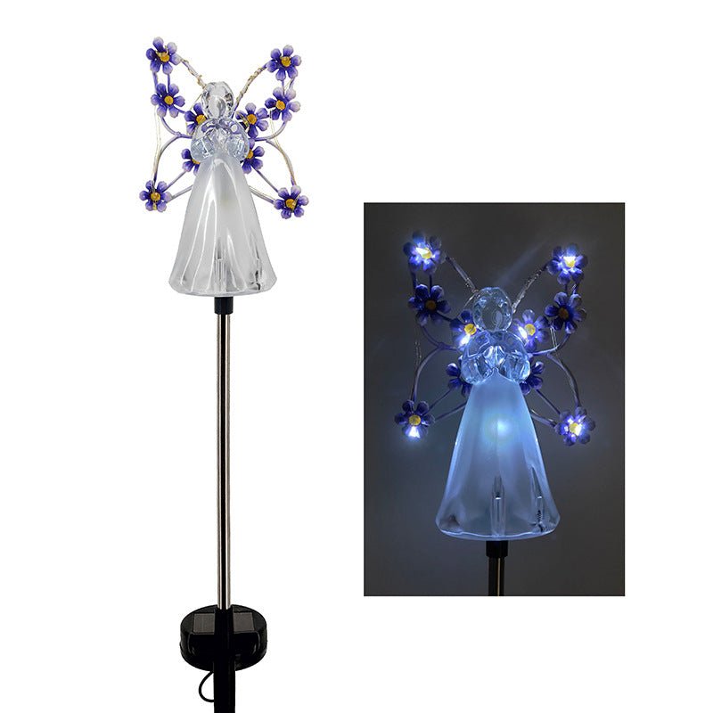 CELESTIALRAY – Solar LED Angel Garden Light for peaceful outdoor decoration