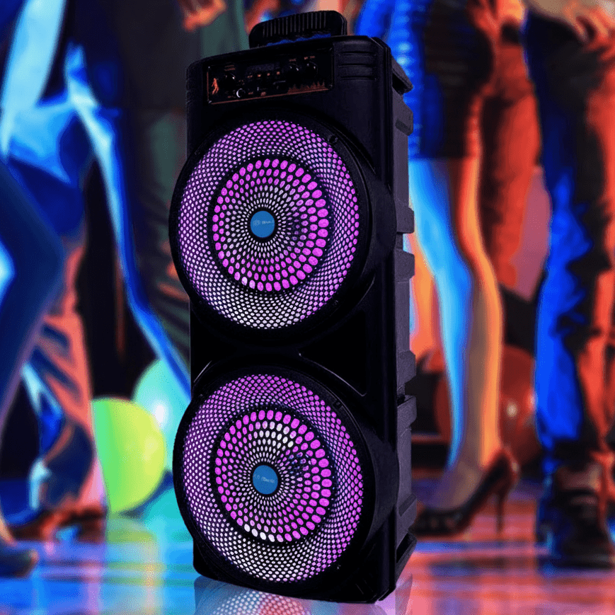 PARTYBOOM – 6000W Bluetooth speaker system with powerful bass & microphone