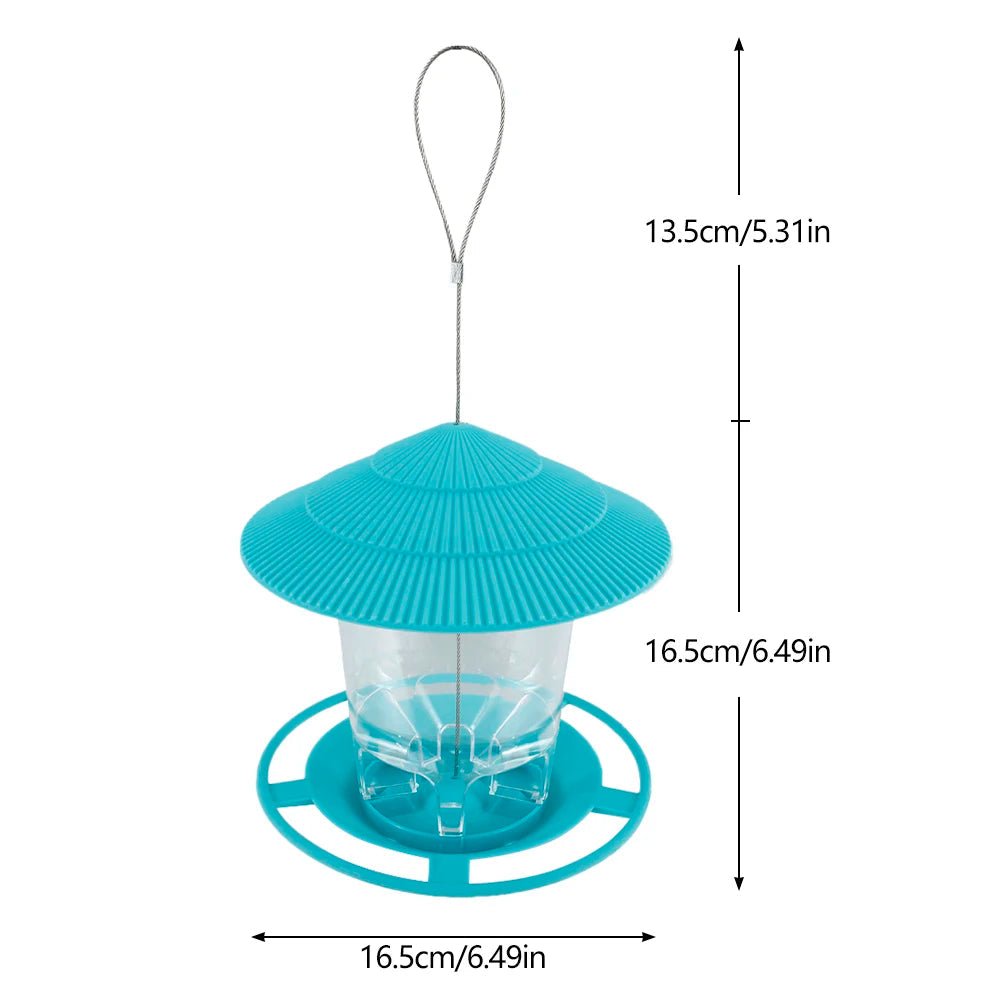 HEXAFEEDER – High-quality hexagonal bird feeder for outdoor use with easy refilling & weather protection
