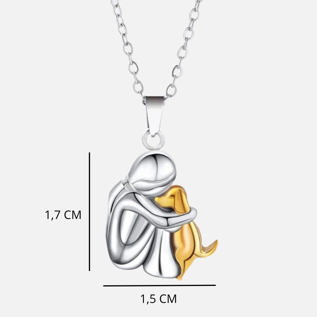 HERZPFOTE – Minimalist Necklace for Dog Lovers with Emotional Meaning