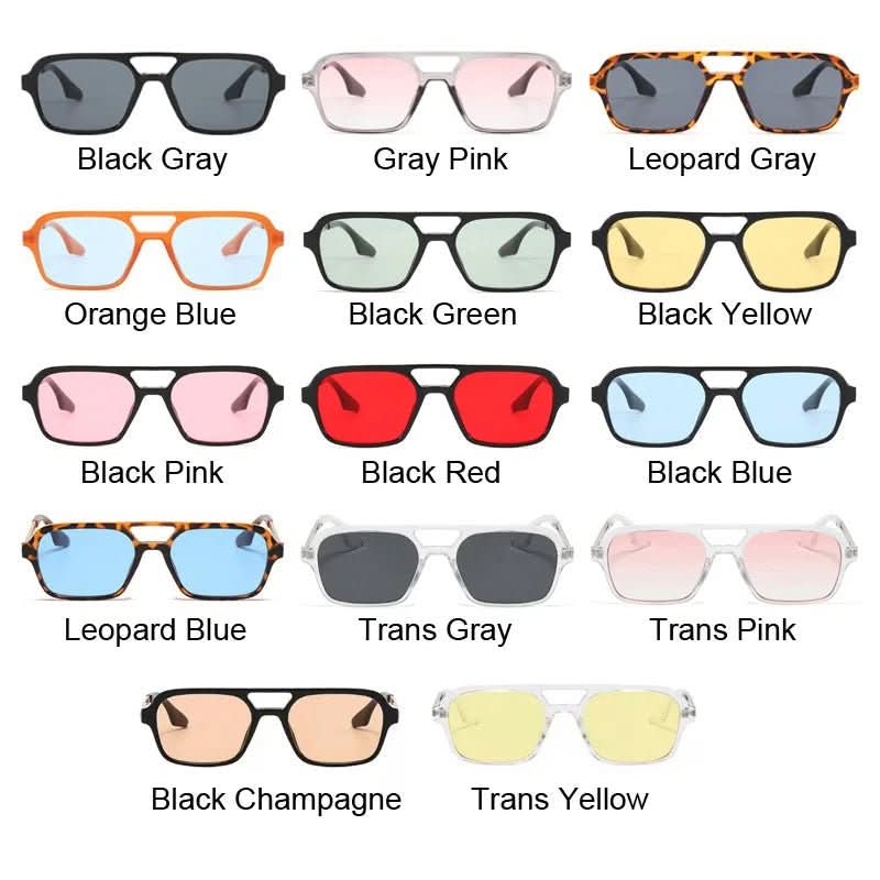 FASHIONVIEW - Stylish square sunglasses for women with UV400 protection