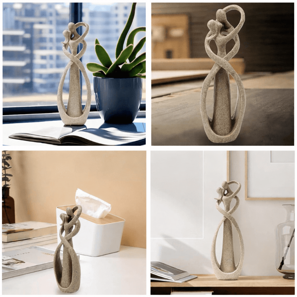 Armonia Embrace - A work of art for love and connection - Timeless sculpture for every home