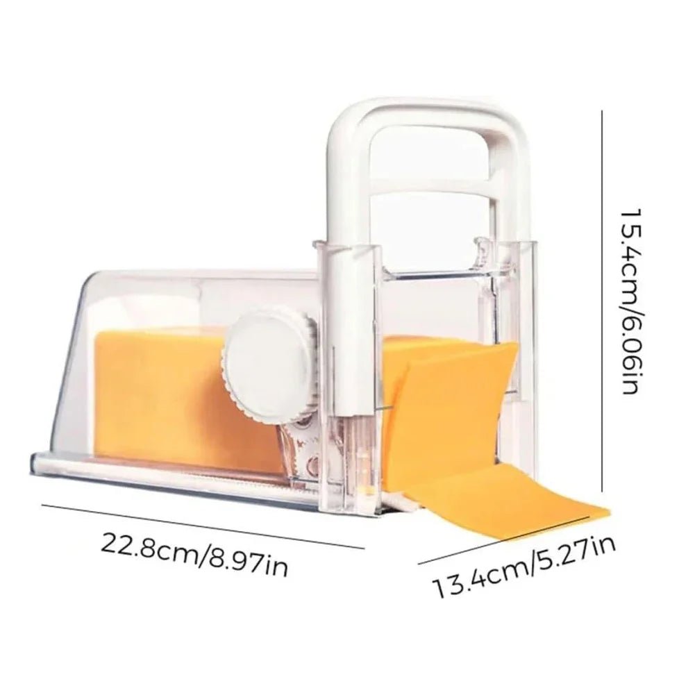 CHEESEWISE – Precise cheese slicer with adjustable cutting thickness