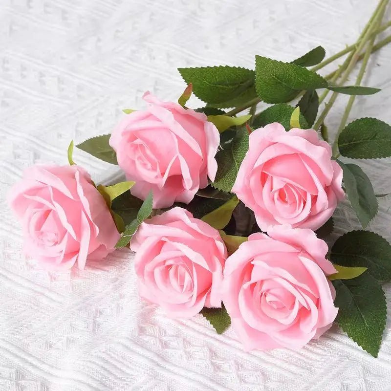 HARMONIA – Velvet Artificial Roses for Valentine's Day and Decorative Indoor Arrangements