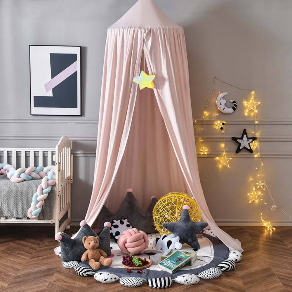 MOONVEIL – Elegant polyester canopy for a calm children's room