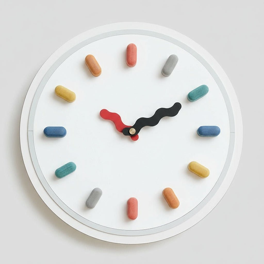 NORDIMOVE – 3D wall clock with environmentally friendly design and precise, silent movement