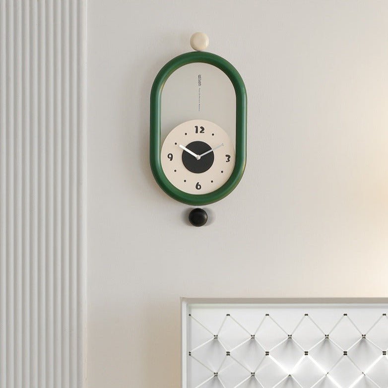 ELEGATIME – Long Wall Clock with Luxurious 3D Design and Silent Movement