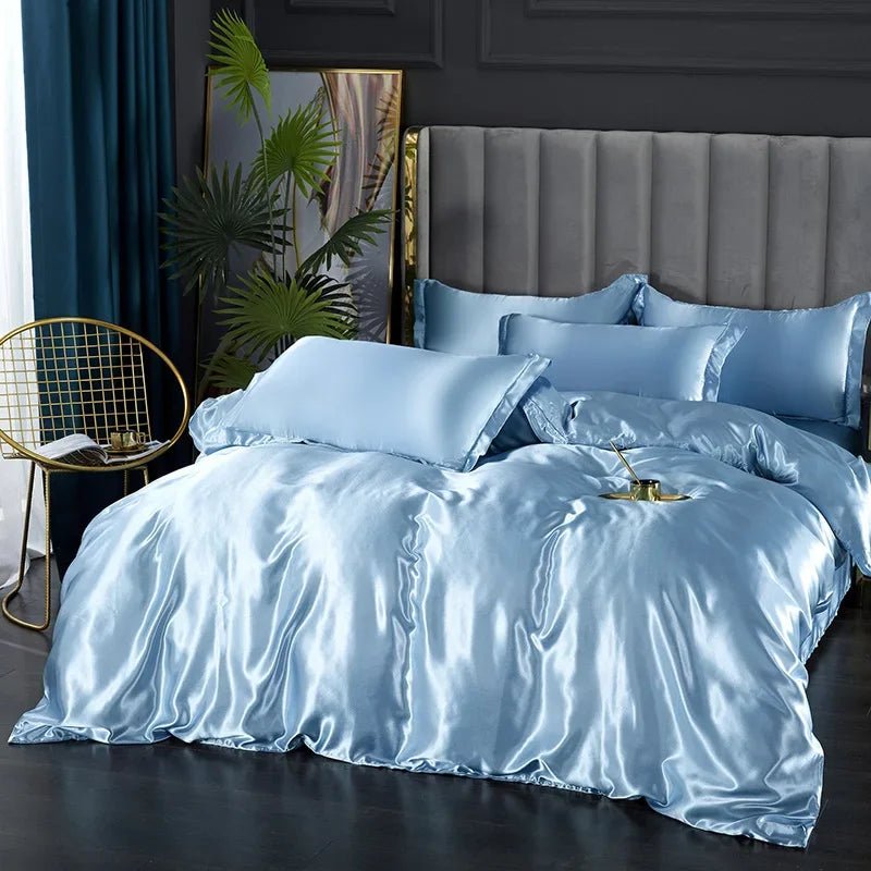SATINLUXE – Elegant Satin Silk Bedding Set for Restful Sleep Comfort