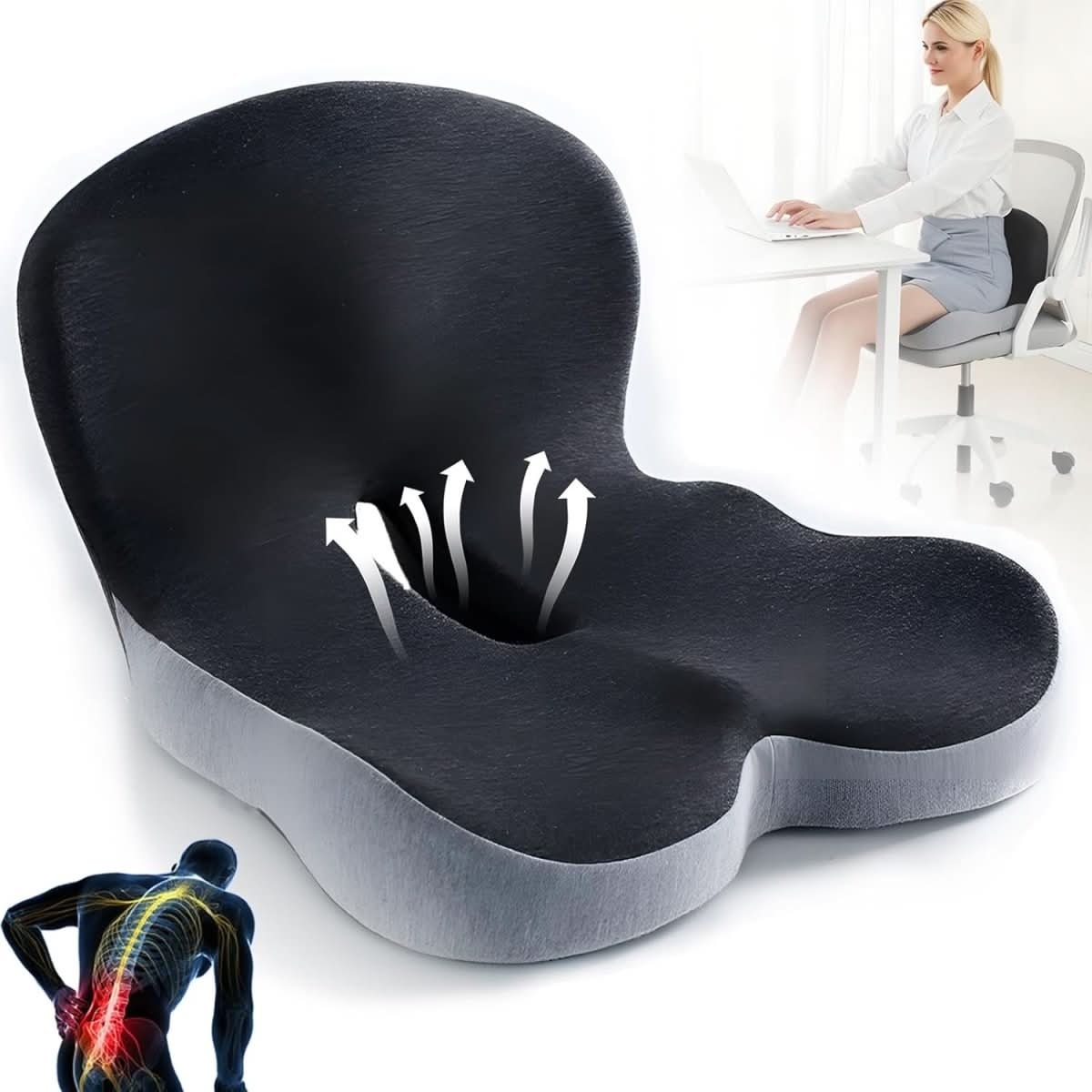 ERGOCOMFORT PAD – Premium Memory Foam Pillow for Posture & Comfort