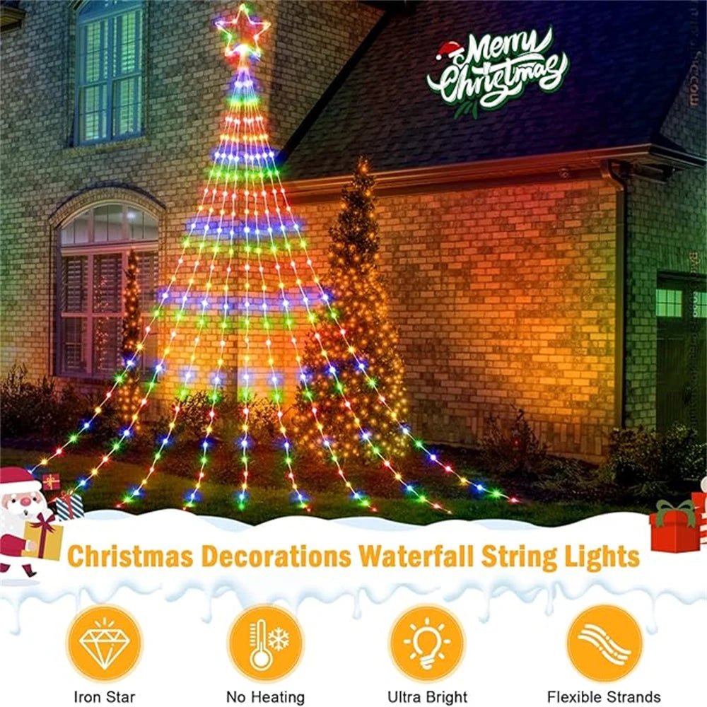 LIGHTRILL – Waterproof Christmas Fairy Lights with 8 Atmospheric Modes