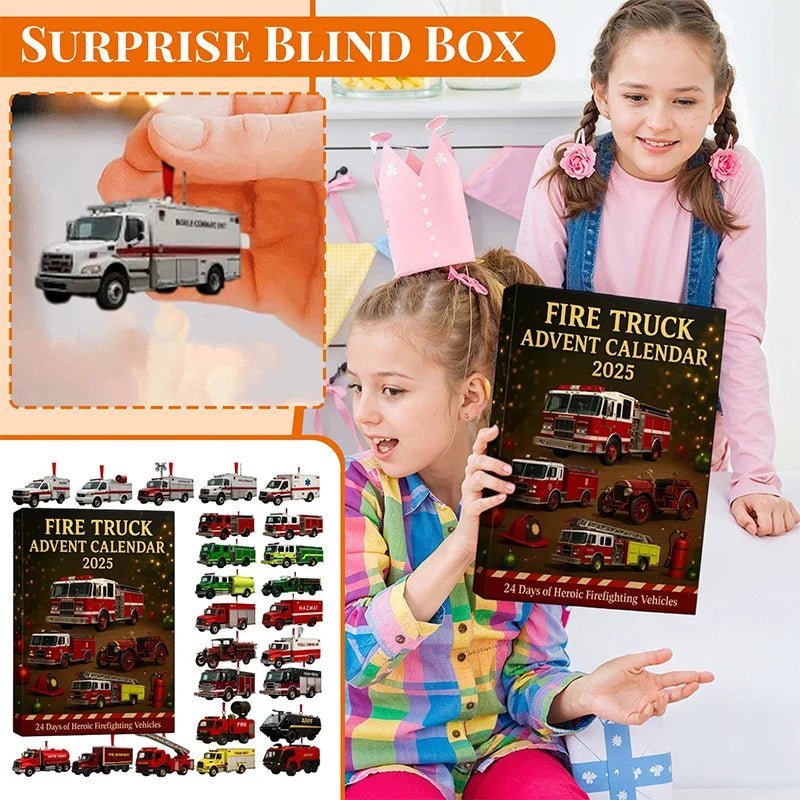 FIRESPARK 2025 – 24-day fire truck advent calendar for children with festive countdown