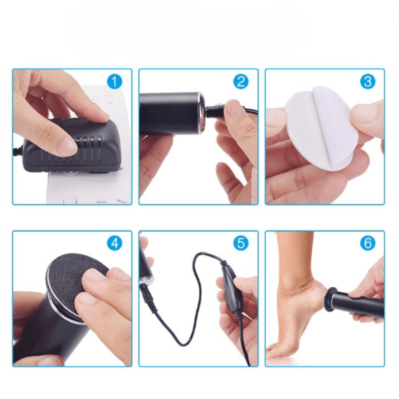 Smoothfeet - Electric pedicure file for gentle & effective foot care
