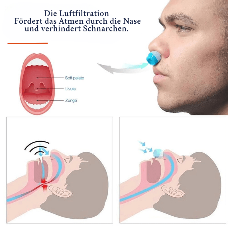 Sleeppure - Anti-snoring air filter system for better sleep & healthy breathing