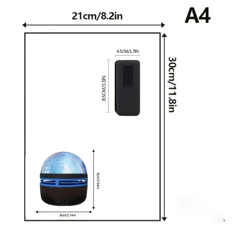 STELLARWAVE – USB-powered starry sky projector lamp for bedroom & parties