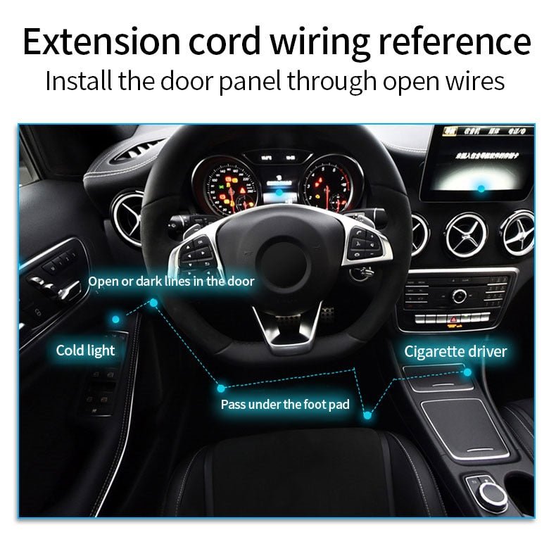 LUMIRIDE – Decorative LED light strip for car interiors