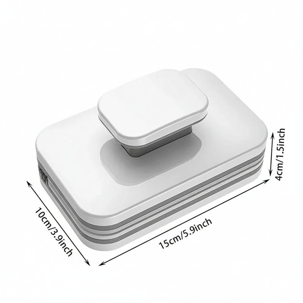 GLASSMAGIC – Double-sided magnetic window cleaner for indoor & outdoor cleaning