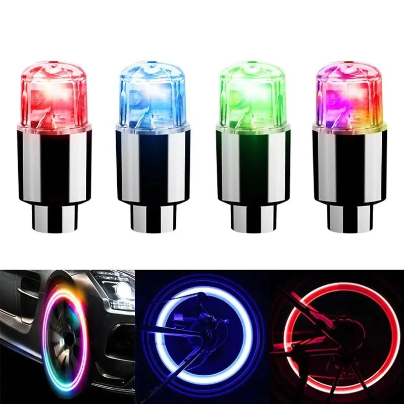 VALVELITE – LED valve caps for cars, bicycles & scooters