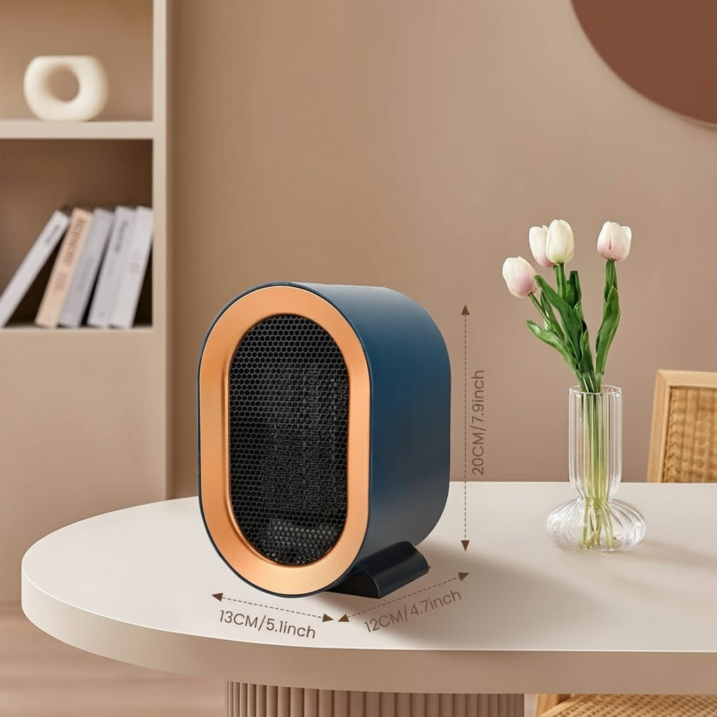 WARMFLOW – Mini electric heater with ceramic fan and energy-saving room heat