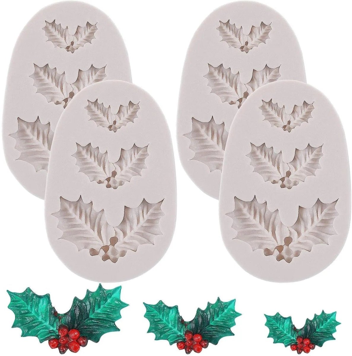 FESTILEAF – Christmas shapes for leaves & bells for cake, cookie & cupcake decoration