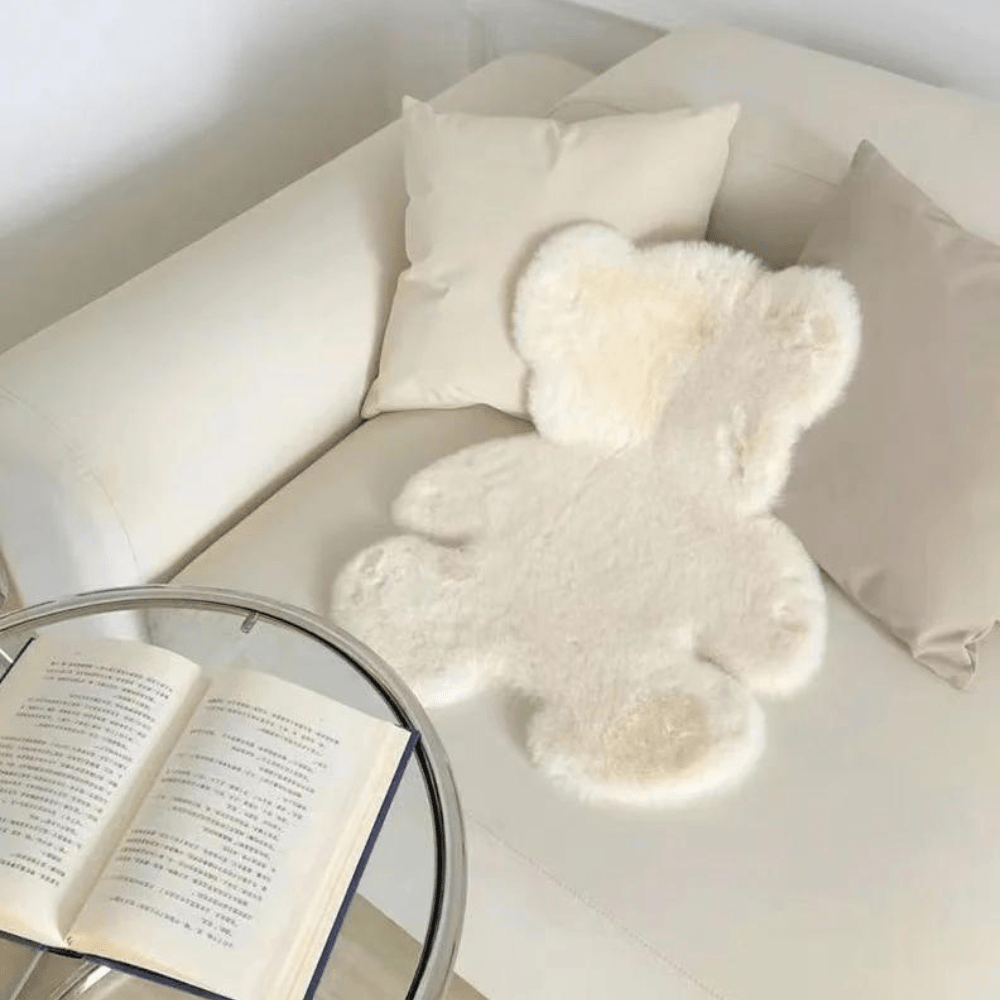 SOFTRUGGO – Plush Cartoon Floor Mat for Bedroom Comfort