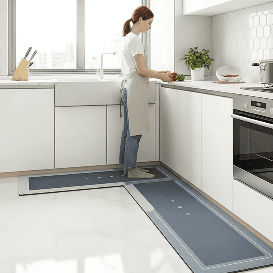 EASYMAT – Comfortable Water-Repellent Kitchen Mat for Everyday Use