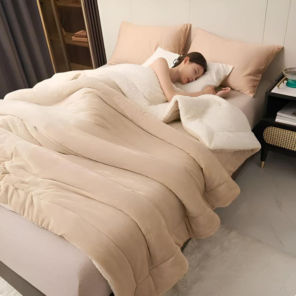 CozyLuxe – Luxurious Fleece Blanket for Comfort & Warmth