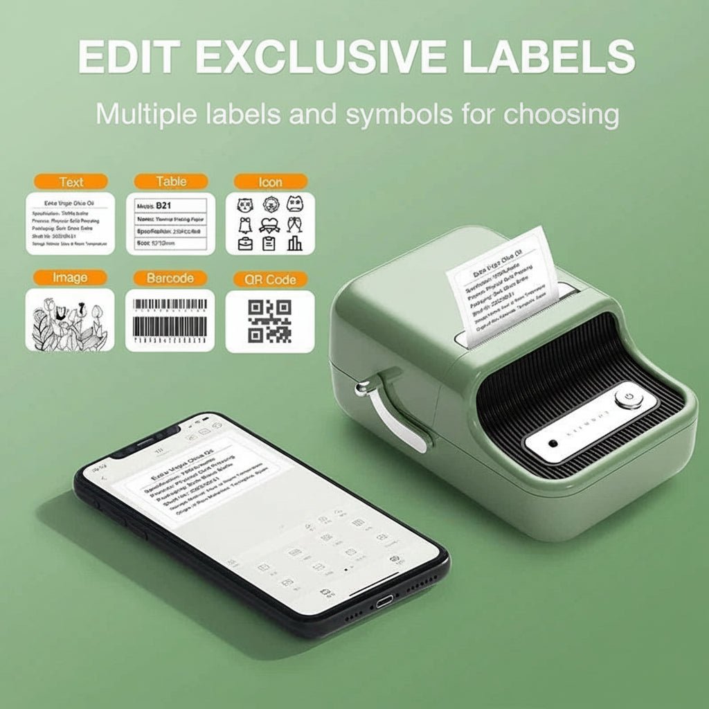 MICROLABEL – Compact Wireless Mini Thermal Printer