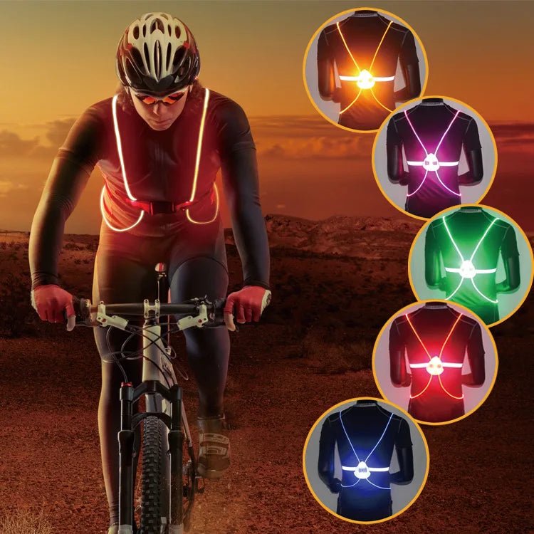 VISIBRIGHT – Reflective LED Vest for Running, Cycling & Walking