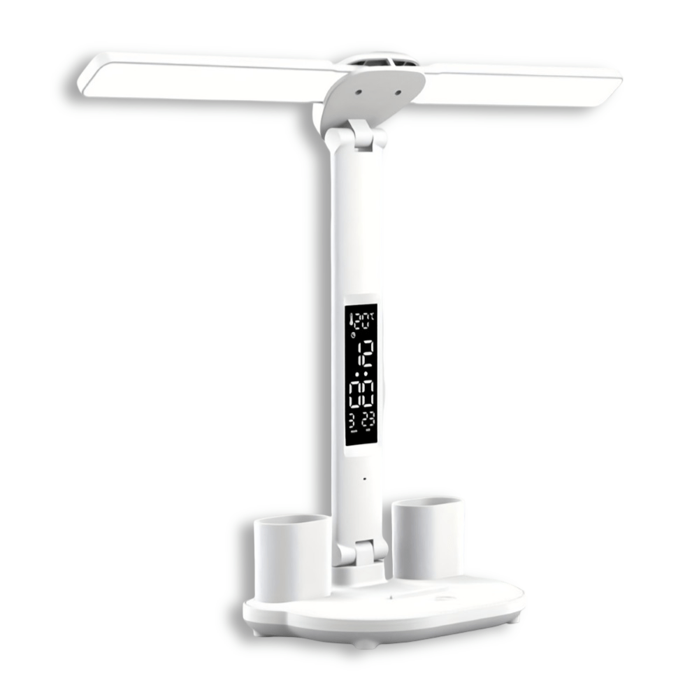 LUXDESK – Versatile Dual-Head LED Desk Lamp with Touch Control and USB Power Supply