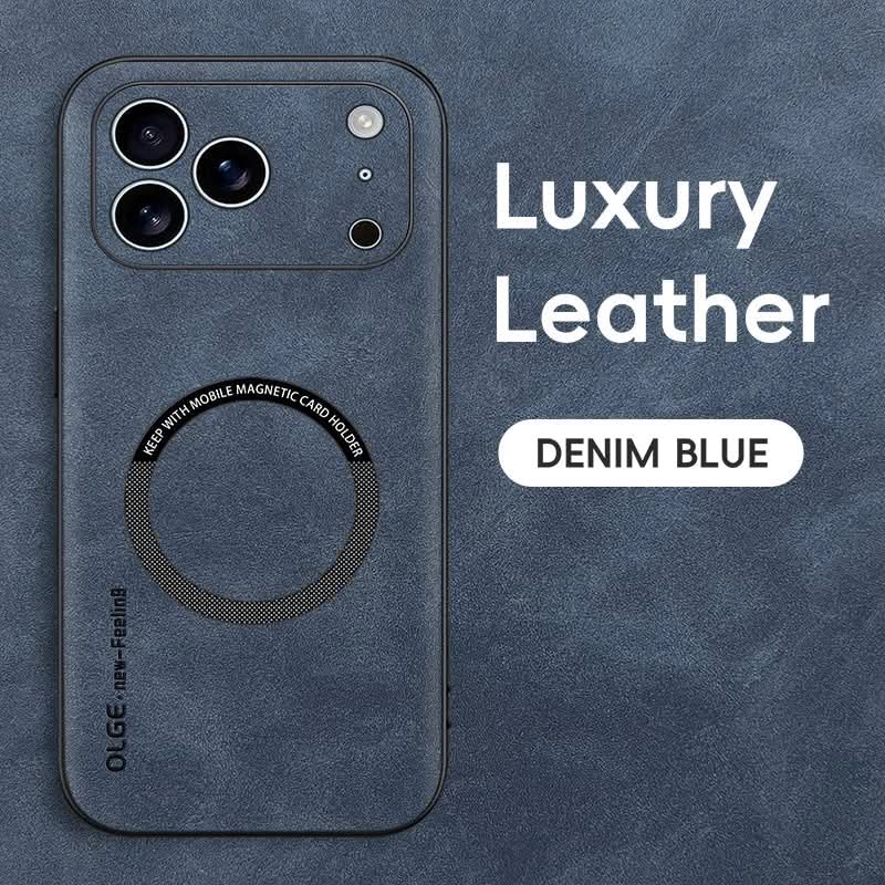 MAGHIDE – Premium Leather MagSafe Case for iPhone 11-17 Series