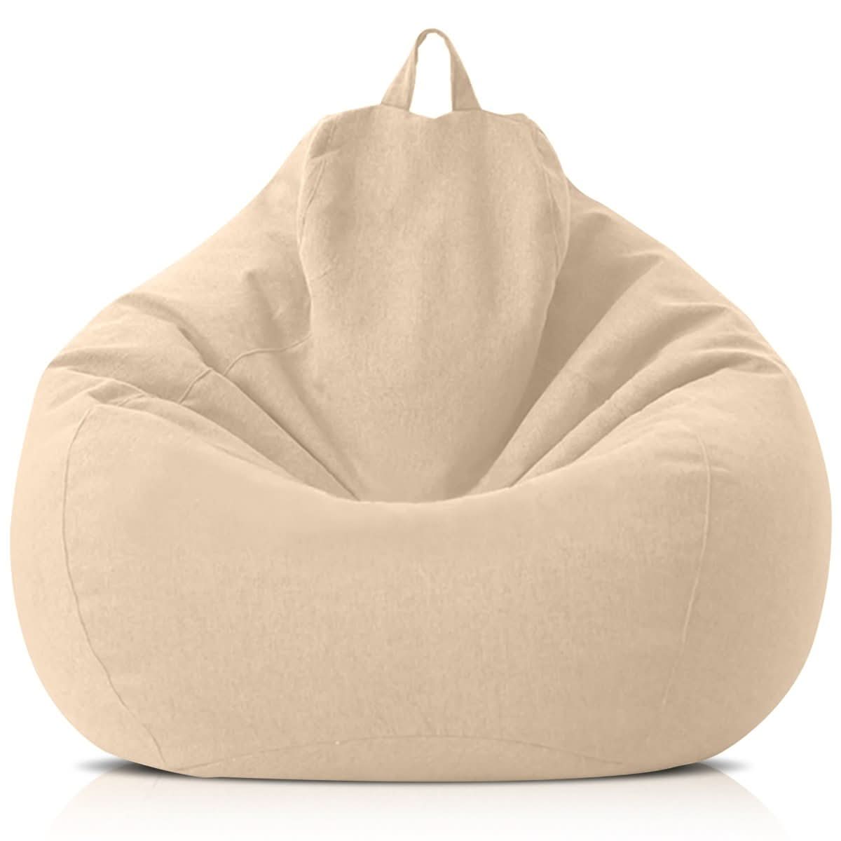 LinenLounge – Luxurious Linen Bean Bag Set with Filling