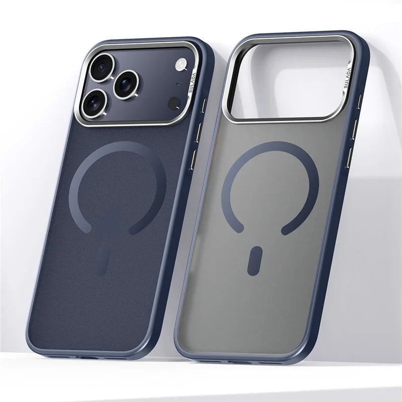 METAMAG – Shockproof matte case with metallic lens rim design