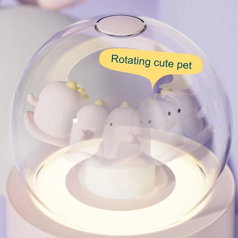 MISTMELO – Cute wireless rechargeable humidifier with music box and night lamp