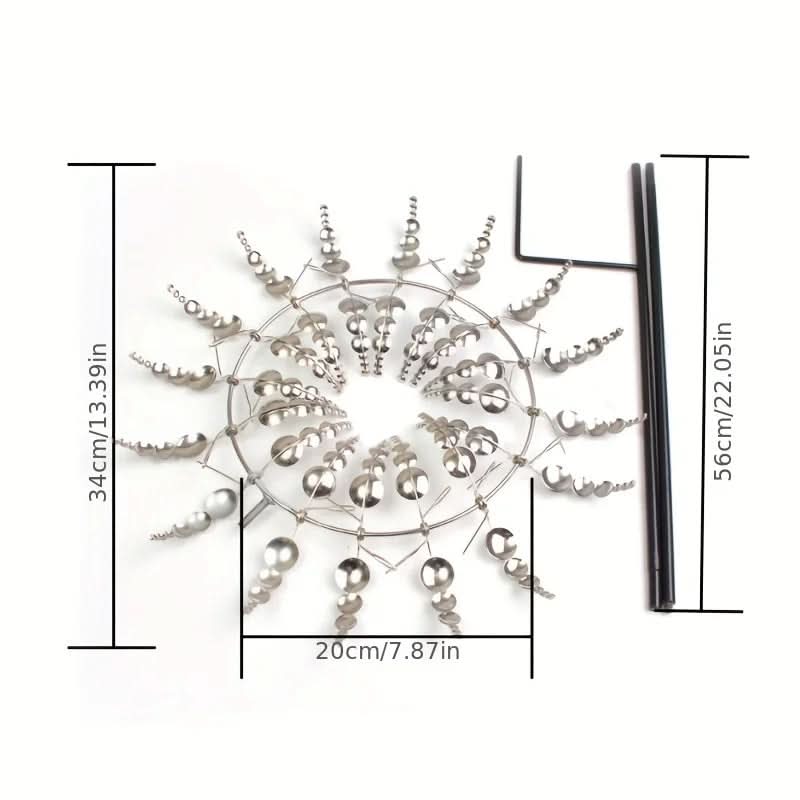 WINDORY – Premium wind spinner with double rotation for elegant outdoor area