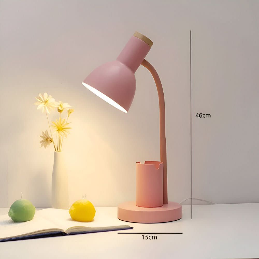 BrightHold – Modern LED Desk Lamp with Pen Holder for Desk & Home