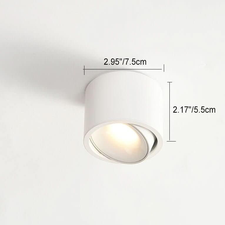 MINISPOT LED - Minimalist ceiling light with adjustable light spot