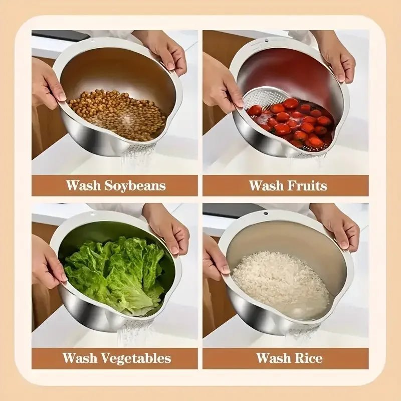 MULTIPURE – Robust sieve bowl for efficient work in the kitchen