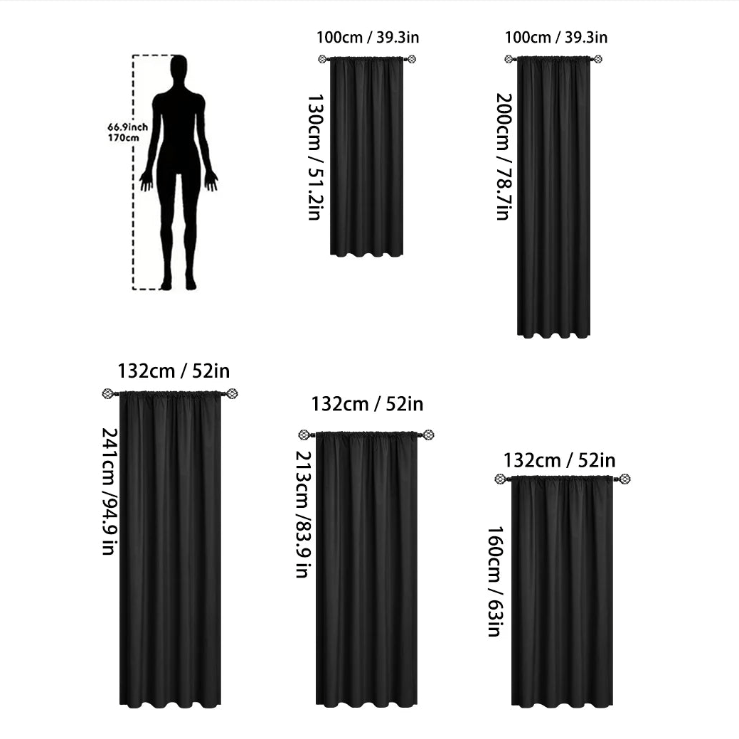 DARKLUX – Elegant Blackout Curtain, Light-Blocking Drapes for Home