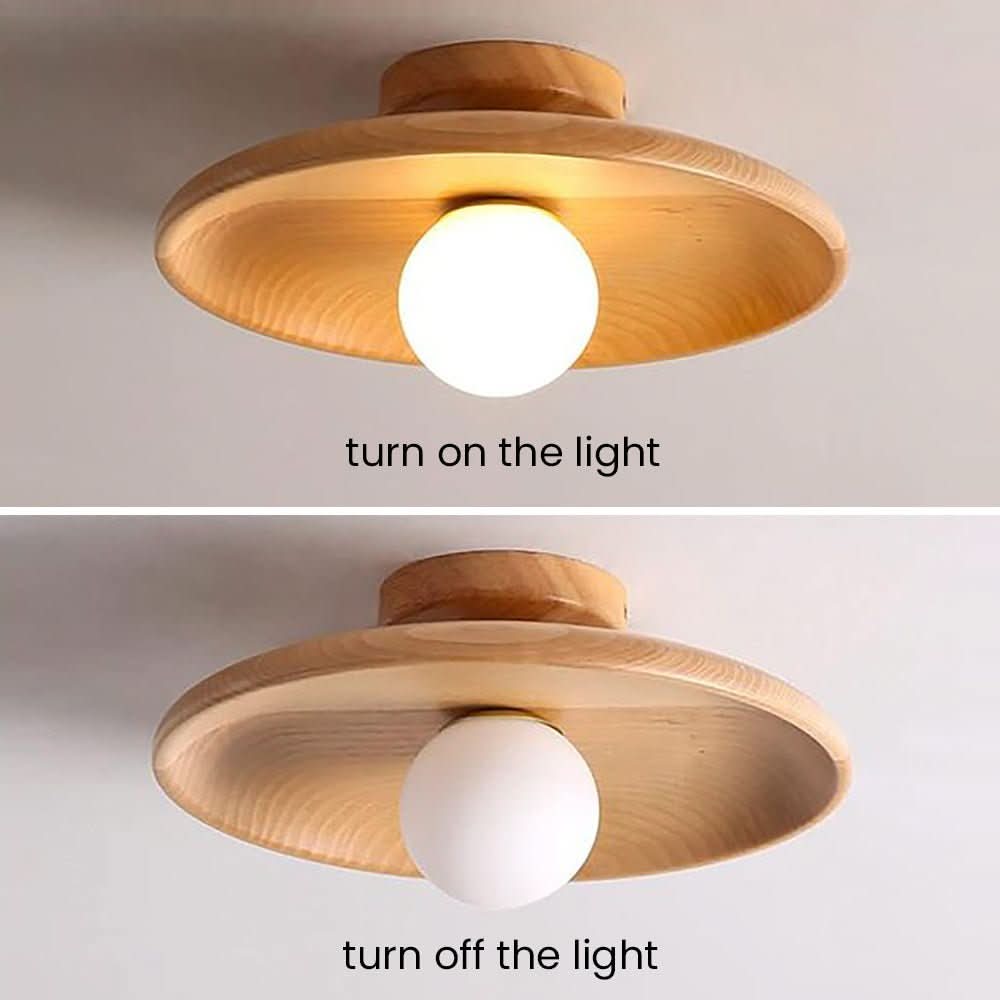 NordicBeam – Wood-Design Ceiling Lamp in Minimalist Scandinavian Style