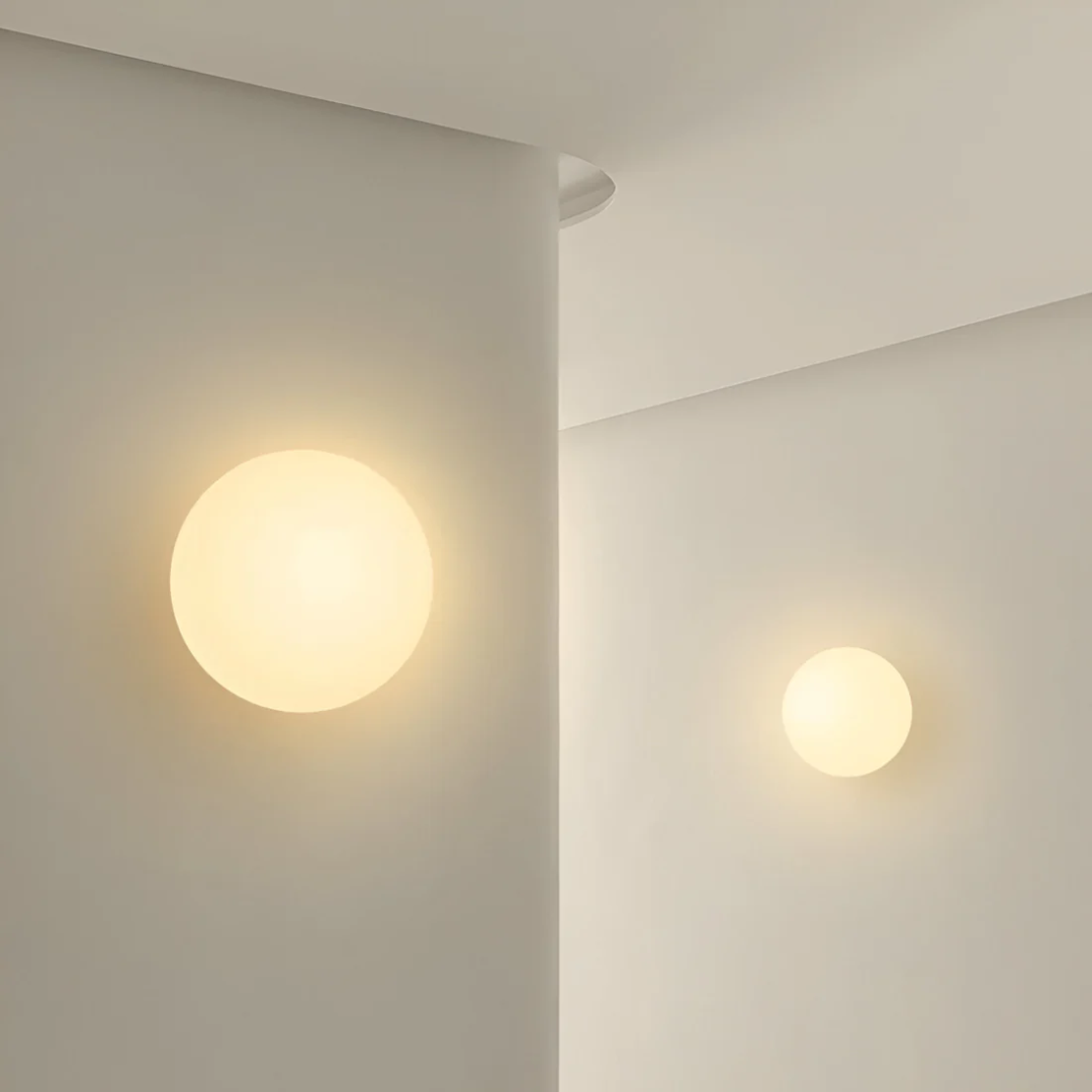 AMBIOR – Modern glass wall lamp for elegant room lighting