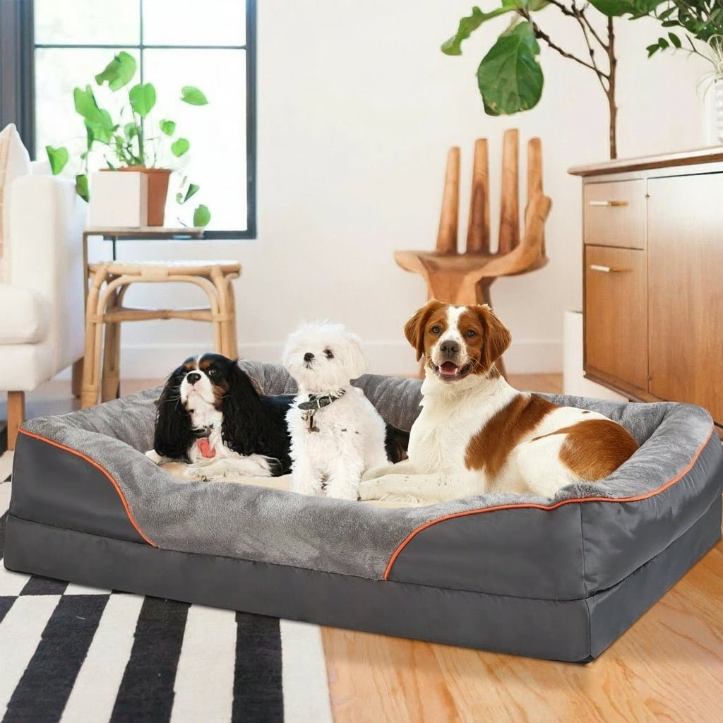 BOLSTERLOFT – Orthopedic Dog Bed with Padding and Non-Slip Bottom