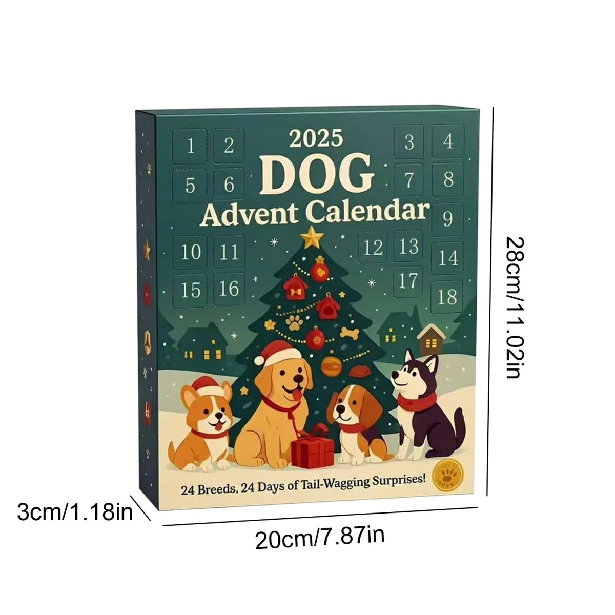 DOGMAS – Advent calendar for dogs with 24 festive toys