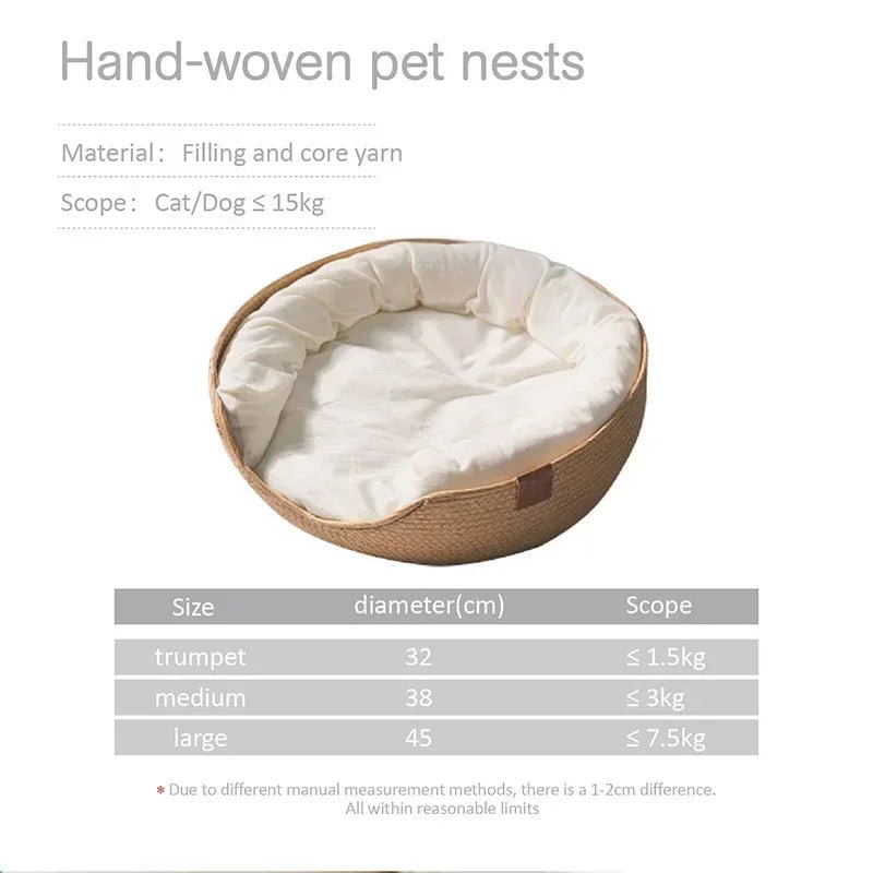 BAMBOONEST – Eco-friendly cat sofa with breathable cotton design