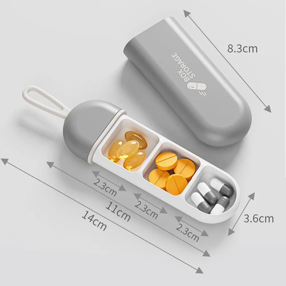 MEDIPORT – Pocket Travel Pillbox in Case with Compact Size