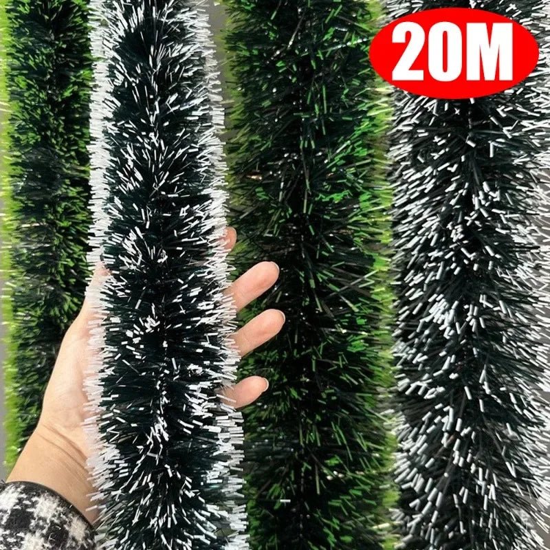TREELINE – Premium Green Decorative Ribbon for Wreaths and Christmas Tree Decoration
