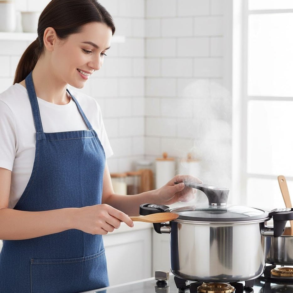 MULTICOOK – Stainless Steel Micro Steam Pressure Cooker for Soups & Stews