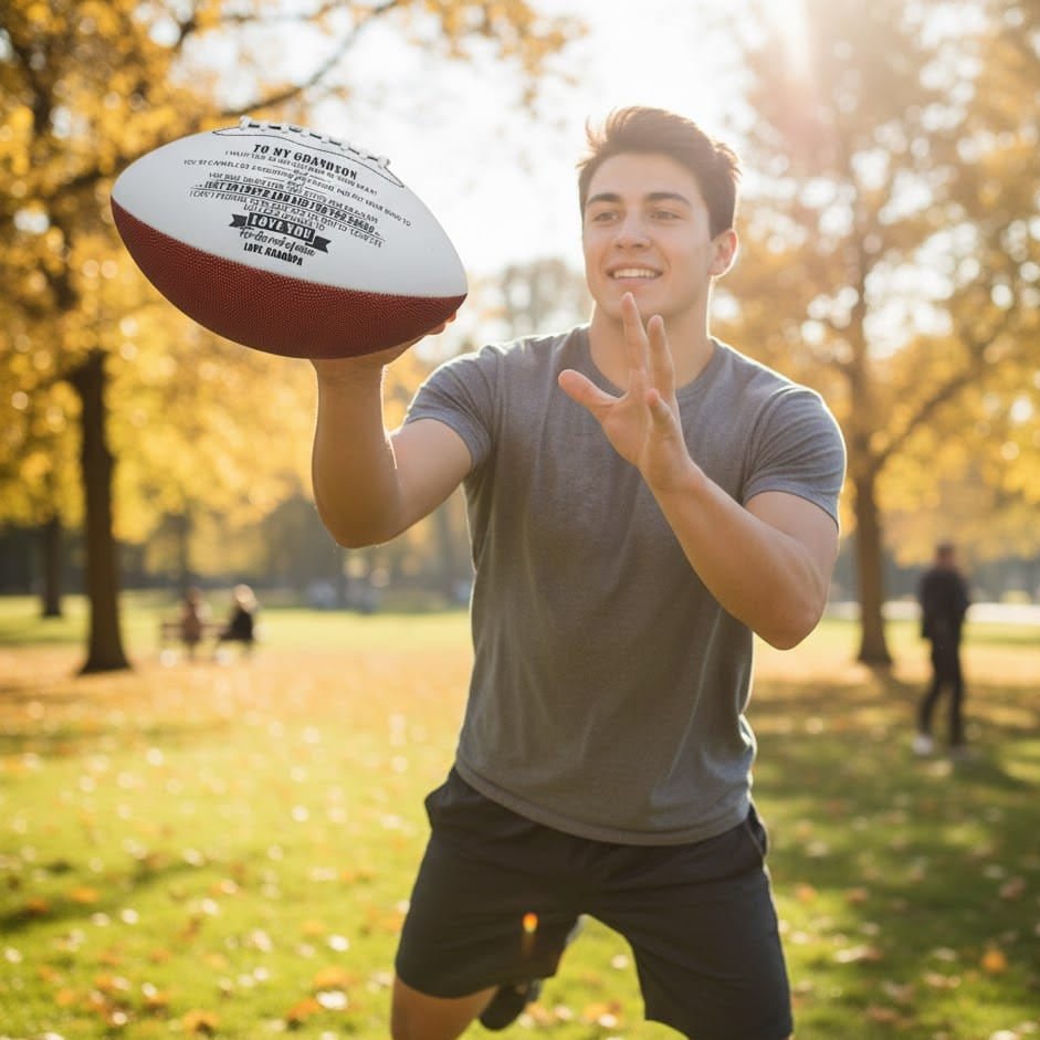 GRIDIRONFORCE – Machine-stitched American football ball for adults & clubs