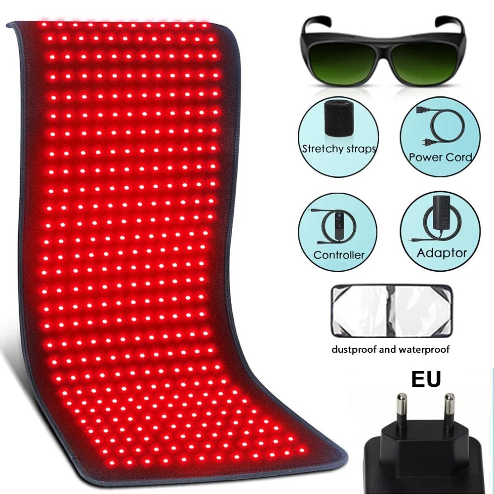 RELAXTHERM – Red Light Therapy Heating Pad for Deep Muscle Relaxation