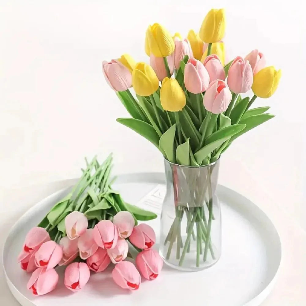 DECOTULIP – Realistic Artificial Tulips for Stylish Home Decoration
